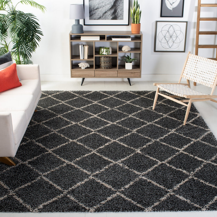 Ivy Bronx Fort Calhoun Anthracite Area Rug Wayfair